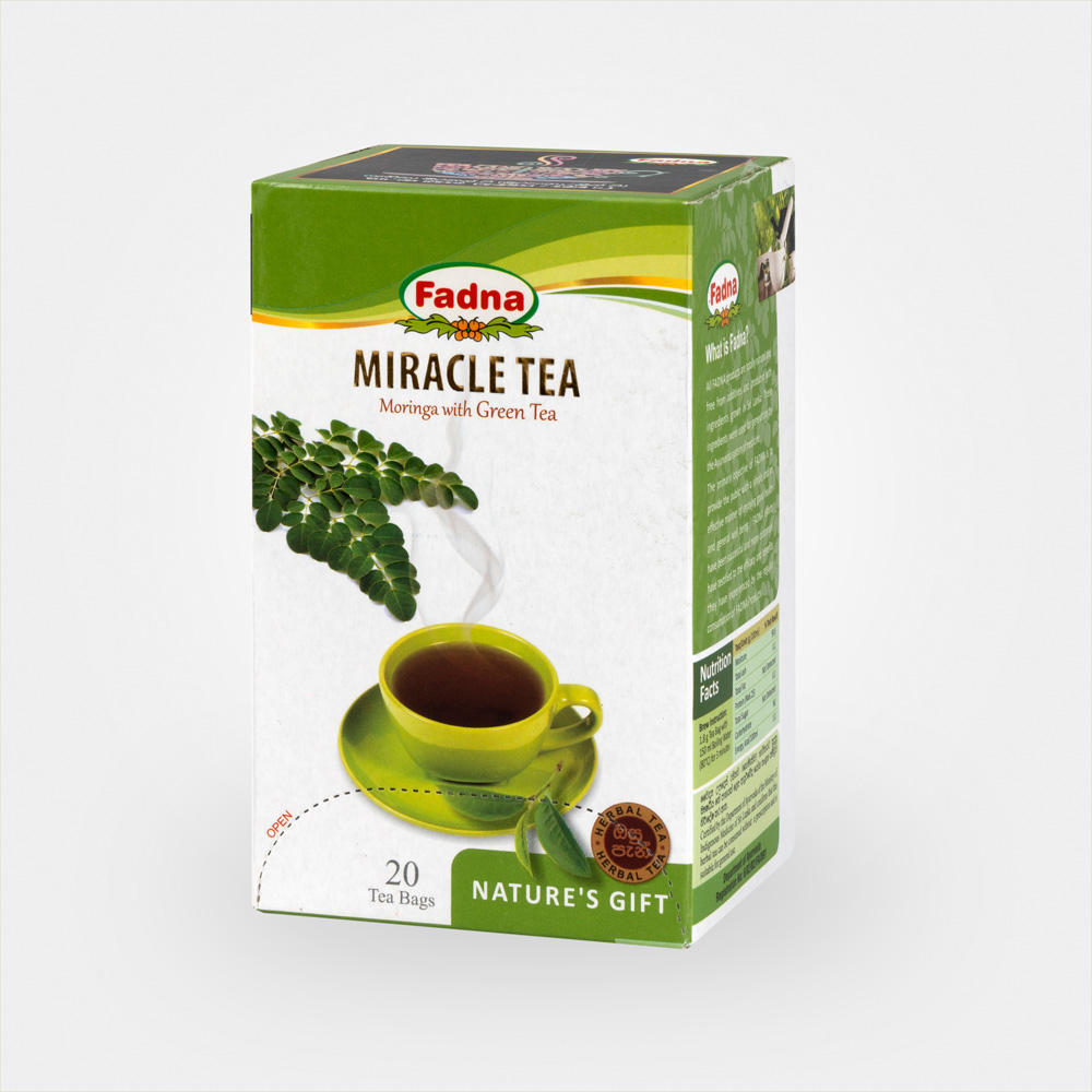 Fadna Miracle Tea – Moringa with Green Tea