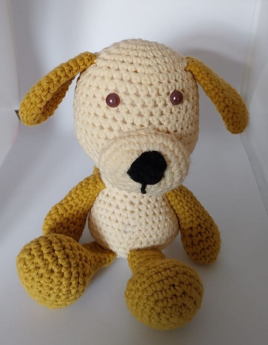 Crochet Amigurumi dog