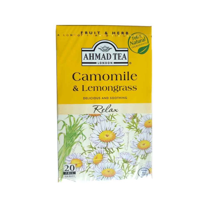 Ahmad Tea / Camomile & Lemongrass/ Relax 30g (20 Tea Bags)