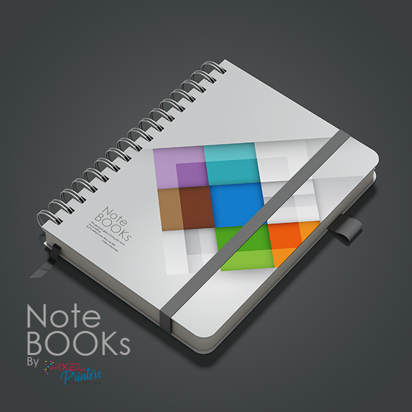 Custom Spiral Bound Notebook Covers (Notebook design NB00449)