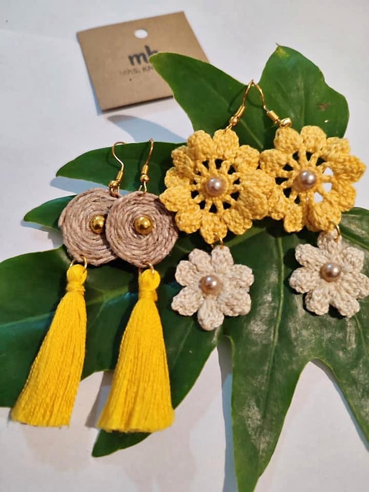 Hand Made Luxury Cotton Ear Rings