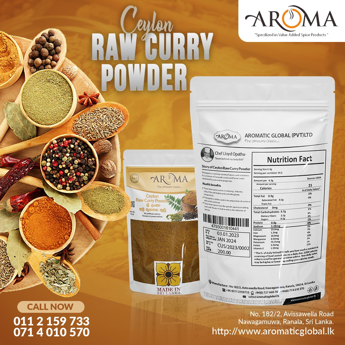 Raw Curry Powder