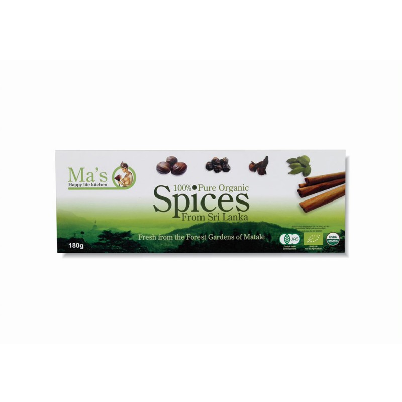 MHLK Organic Spices Gift Pack 180g