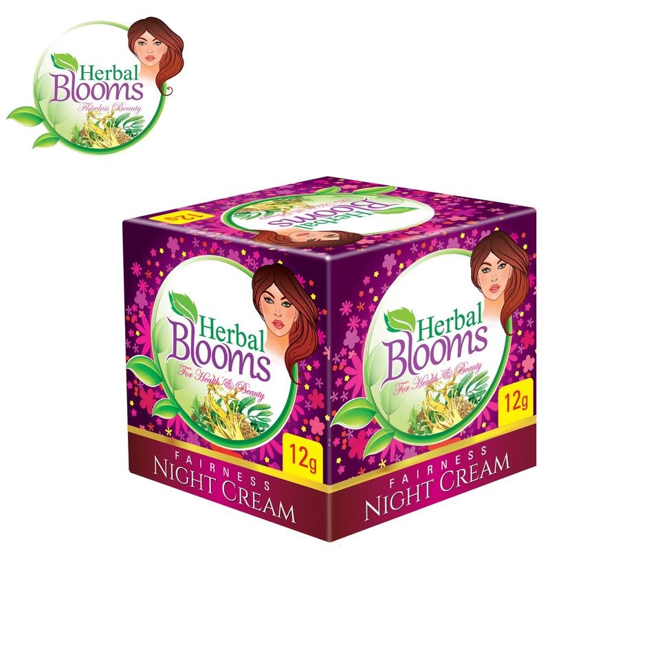 Herbal Blooms Whitening Night Cream 12g