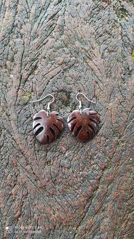 Coconut Shell Earrings