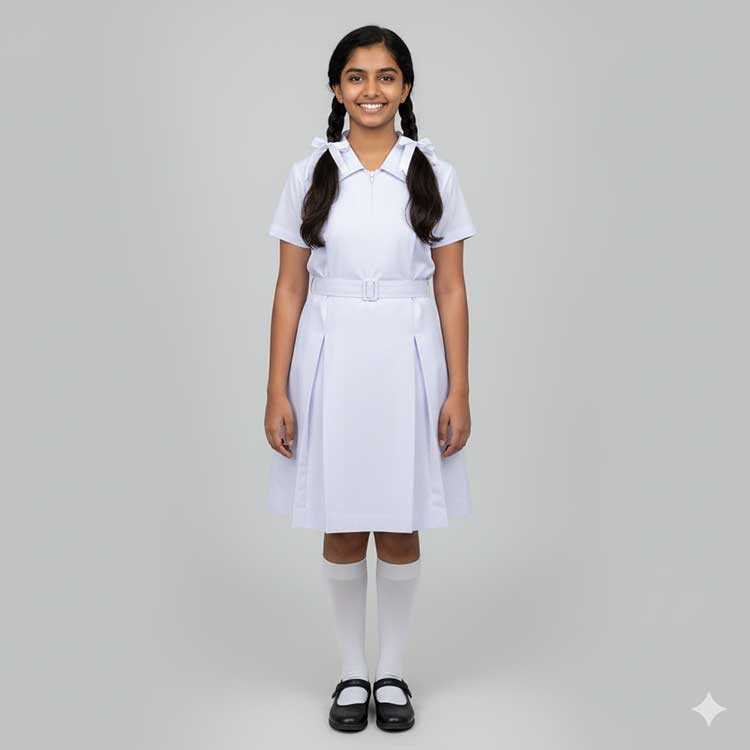Bishop’s College School Uniform Girls' Frock – Premium Quality & Perfect Fit