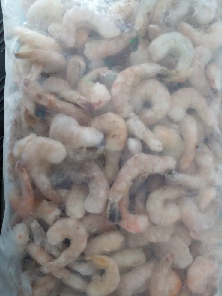 Frozen Cleaned Tail-On Prawns Size 31-40 (1kg)