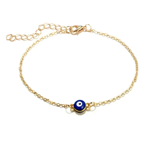 Trendy Fashion Gold Color Simple Chain Eye Anklets For Women Beach Foot Jewelry Leg Chain Ankle Bracelets Women Accessories
