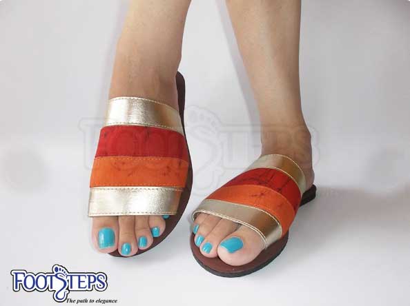 Batik Sunset Mule