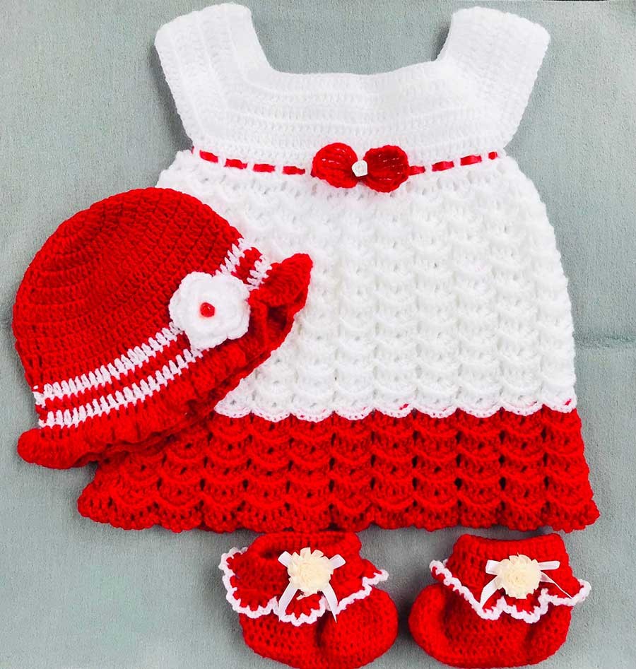 Handama Crochet Baby Dress