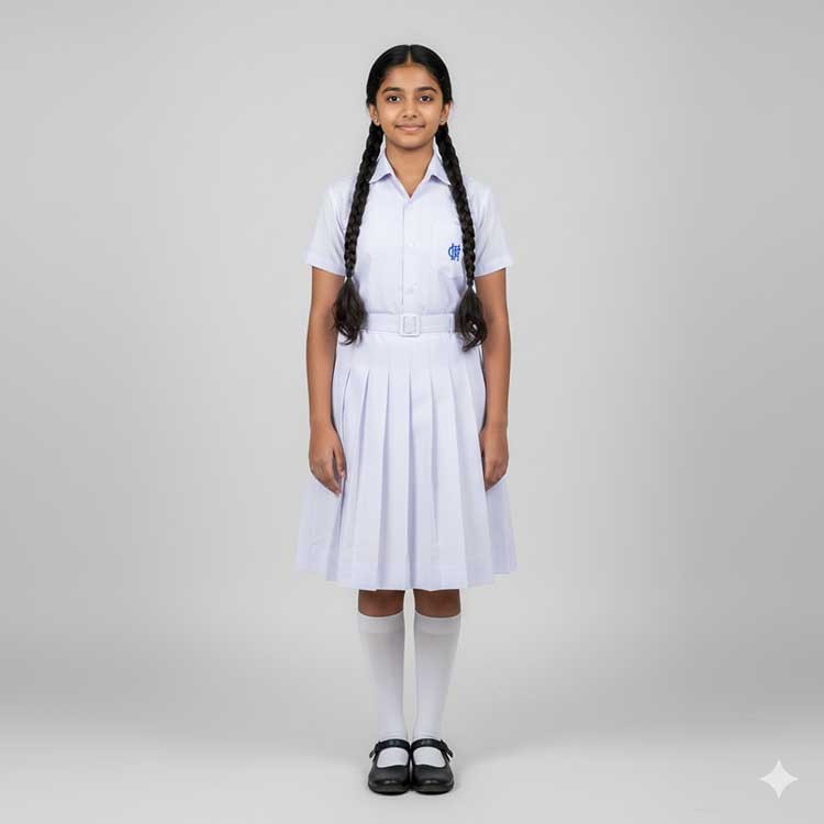 Holy Family Convent School Uniform Girls' Frock – Premium Quality & Comfortable