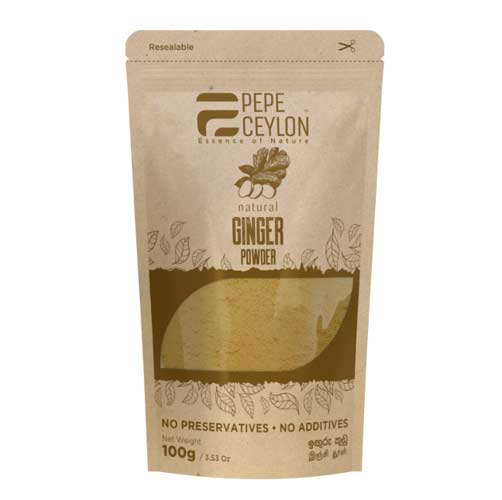 Pepe Ceylon 100% Natural Ginger Powder - 100g