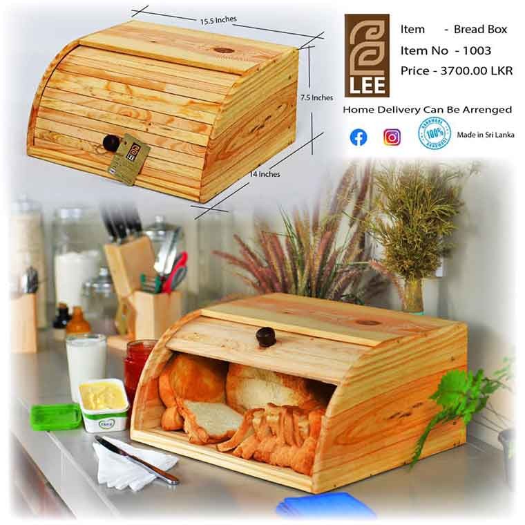 Wooden Bread Box