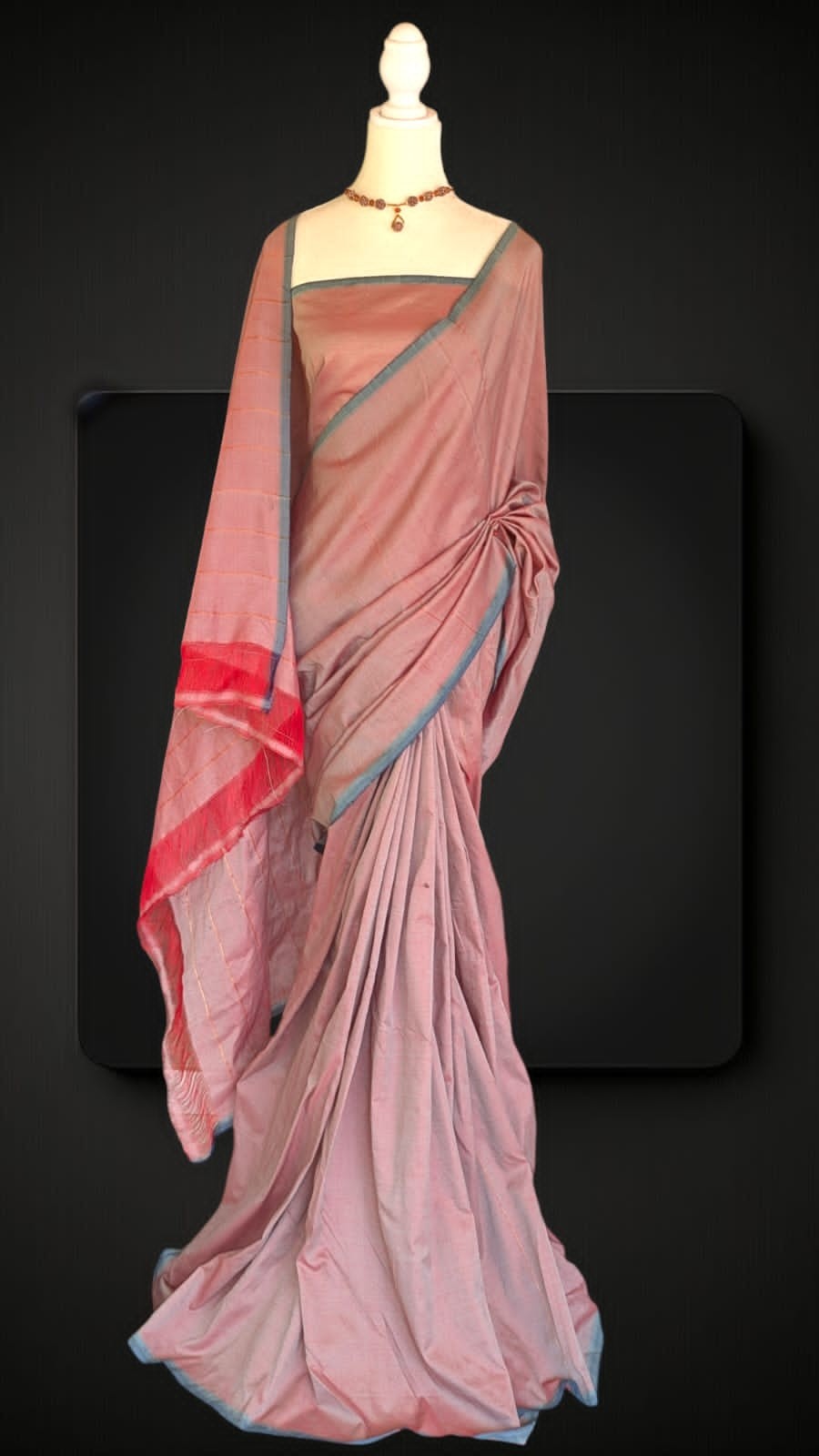 Cotton Polyester Mixed Handloom Saree
