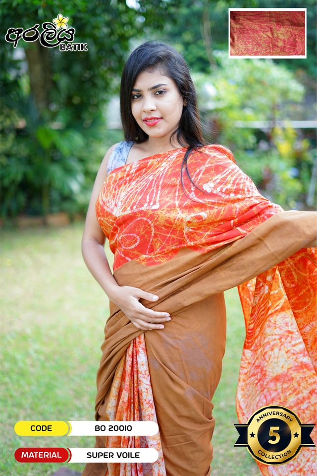 Hand Made Batik Saree