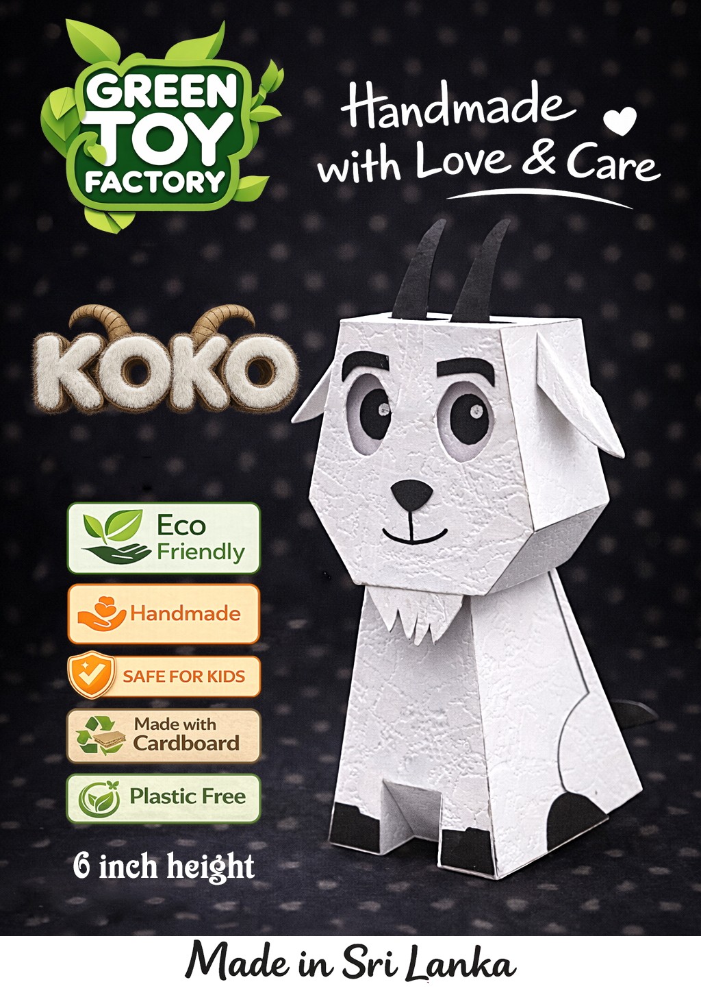 Eco Friendly Toy - Goat