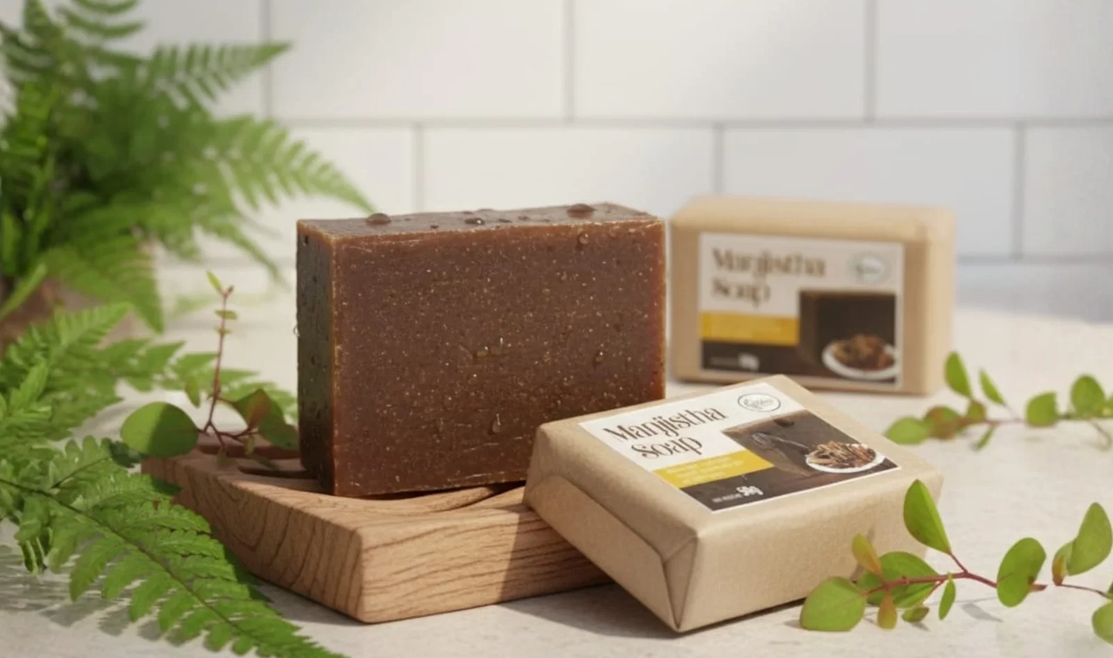 Nava Herbal Manjistha Soap – Natural Skin Purifying Herbal Soap