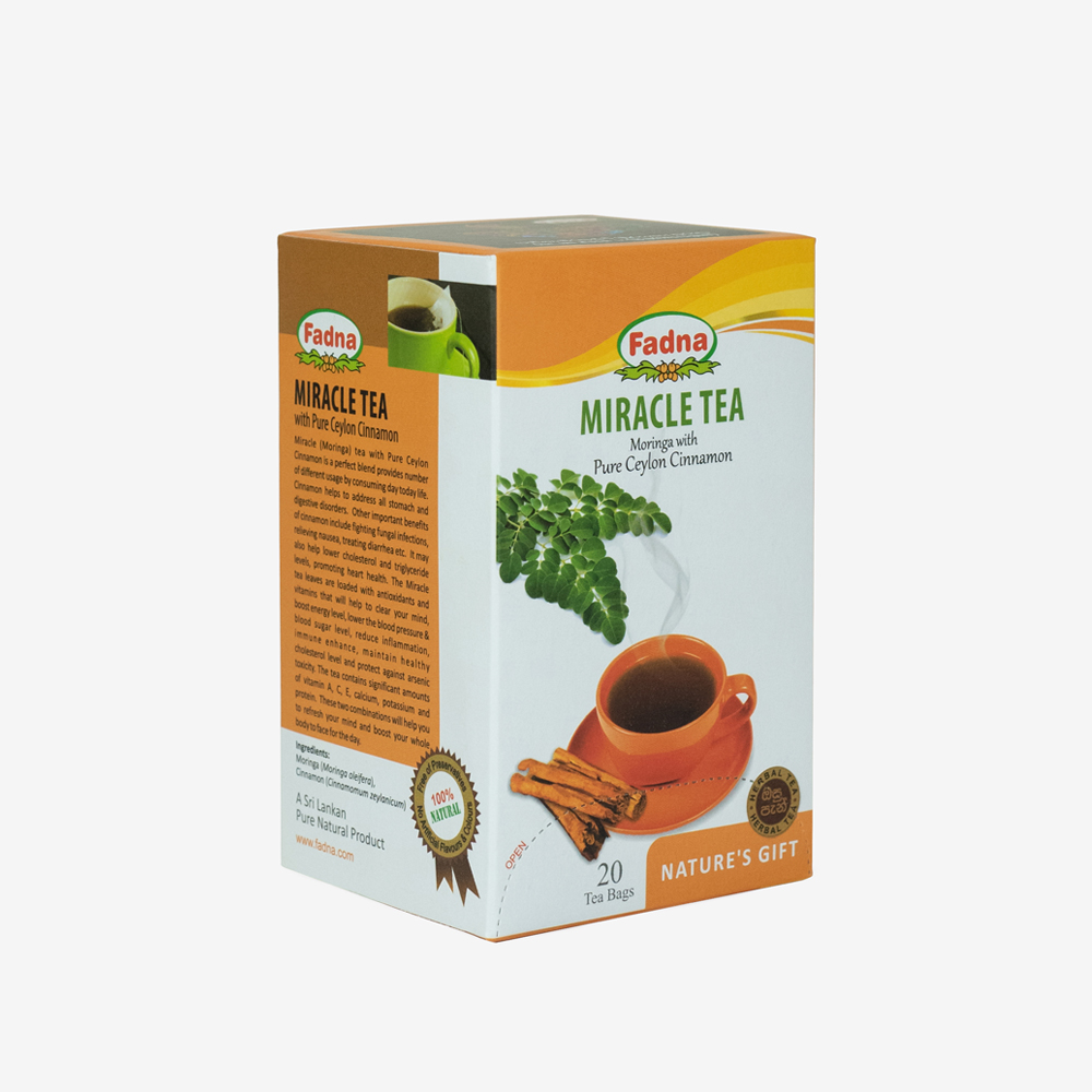 Fadna Miracle Tea – Moringa with Cinnamon