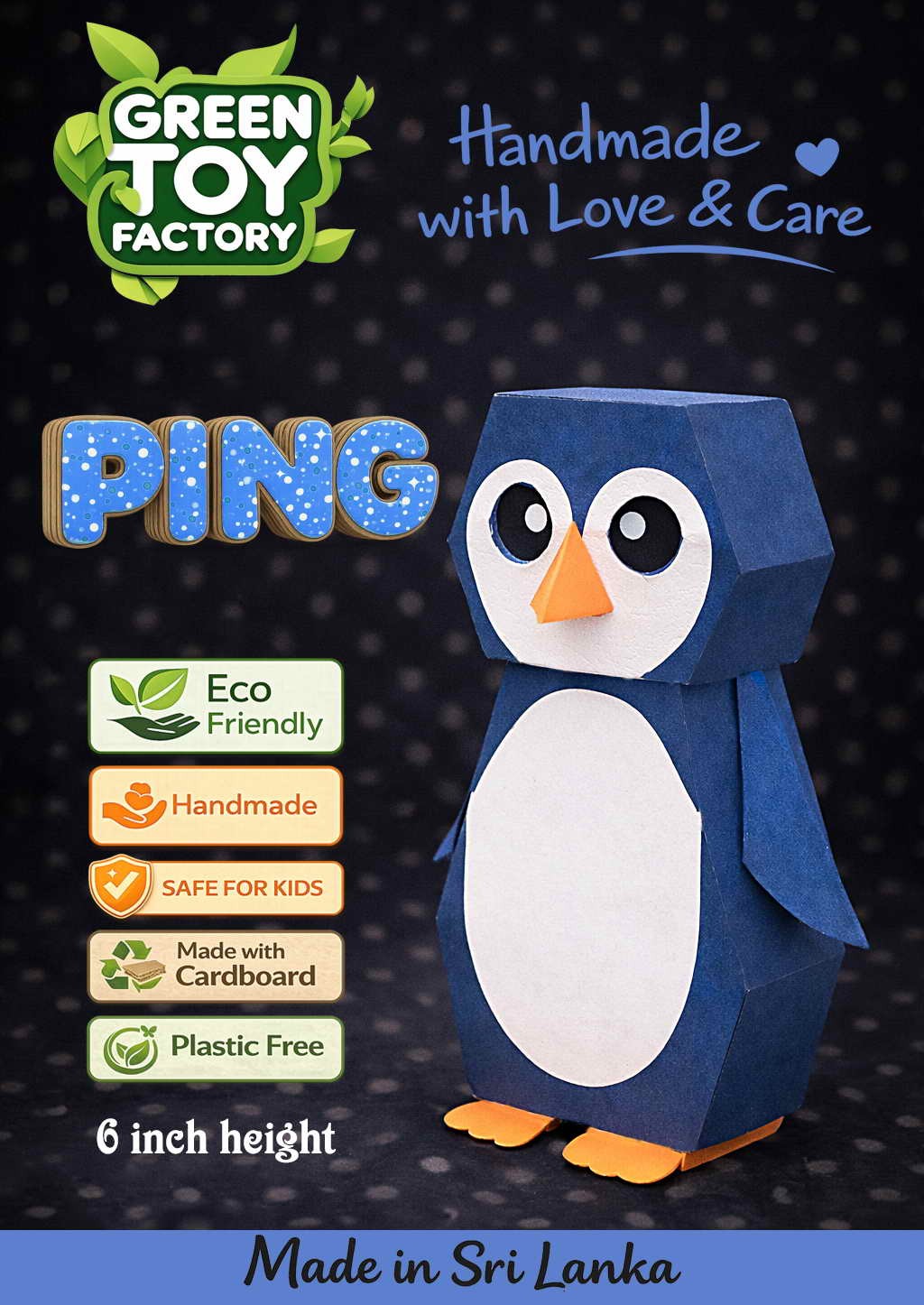 Eco Friendly Toy - Penquin