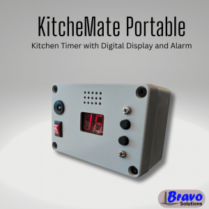 KitchenMate Portable – Rechargeable Timer with Alarm