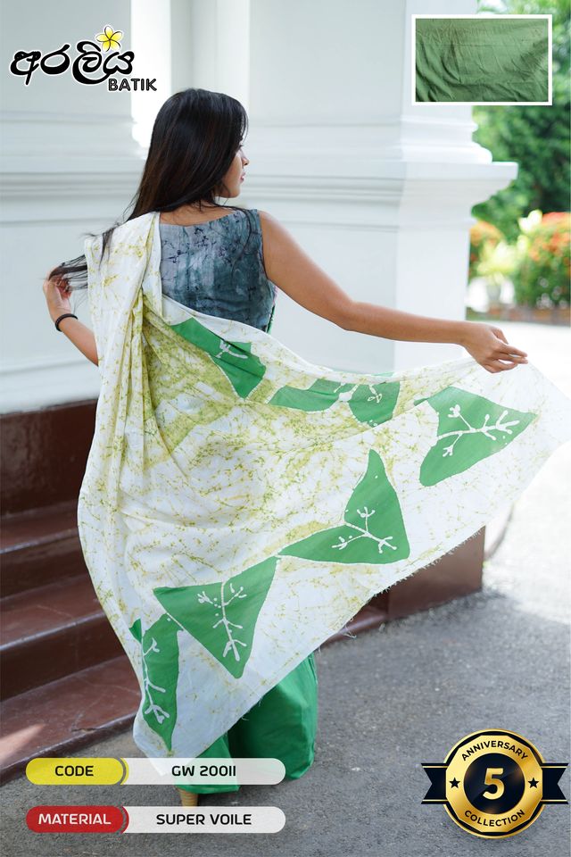 Hand Made Batik Saree