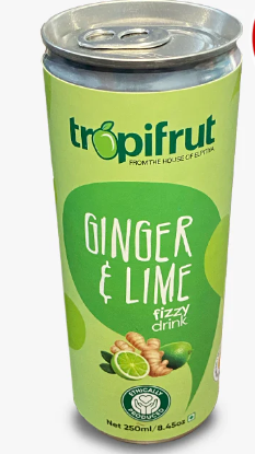 Tropifrut Ginger And Lime Fizzy Drink