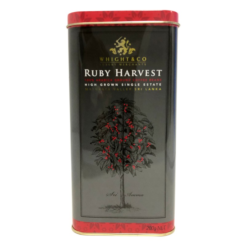 Whight & Co Ruby Harvest 100% Arabica Ground Coffee 200g