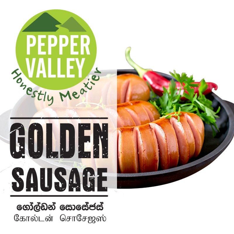 Pepper Valley Golden Chicken Sausage 300g
