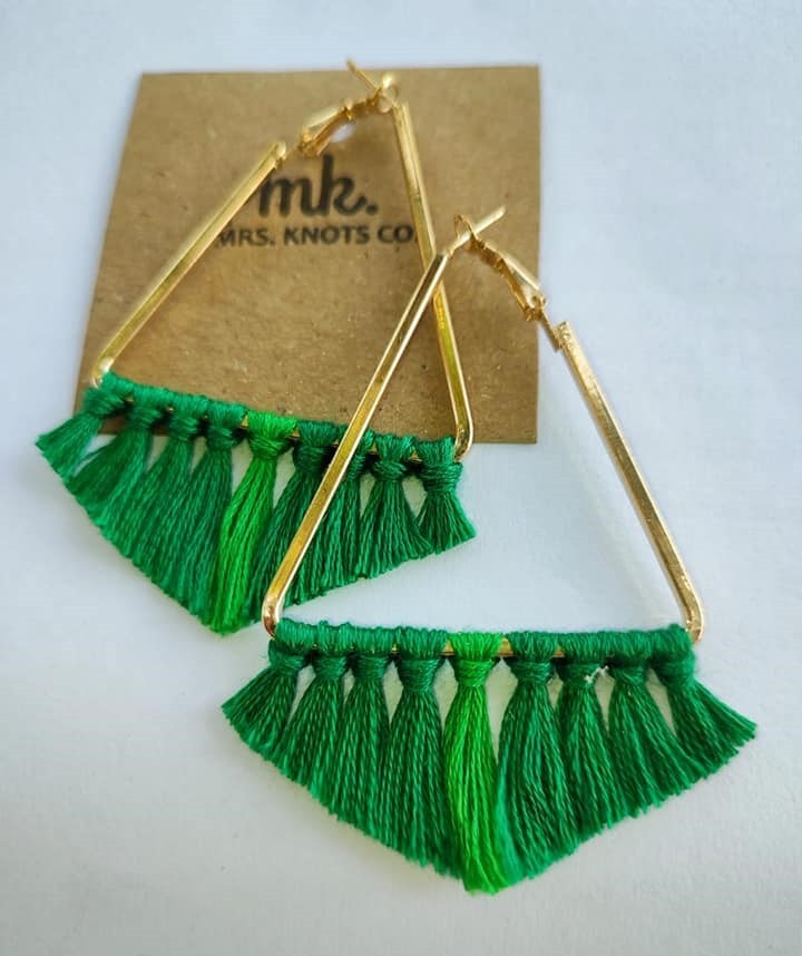 Hand Made Luxury Cotton Ear Rings