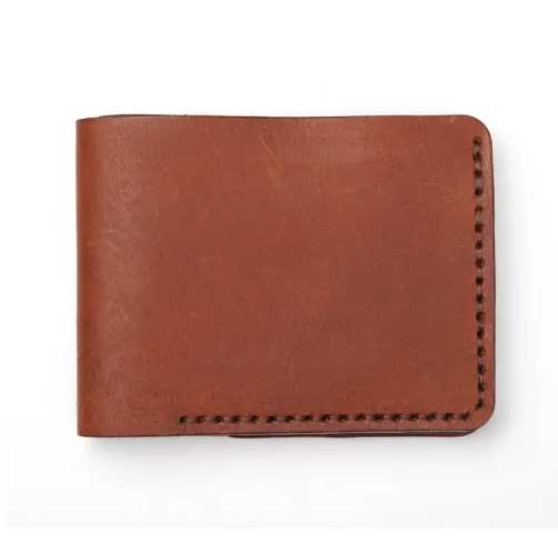 BiFold Wallet No.02 - Brown Veg Leather