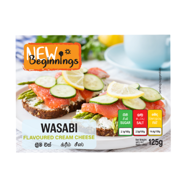 New Beginnings Wasabi Cream Cheese 125g