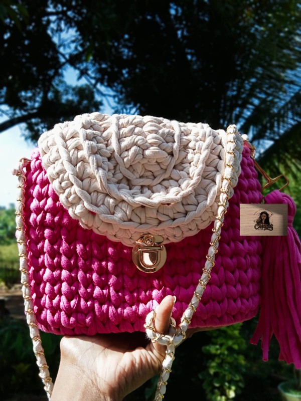 Crochet Hand Bags by Thili