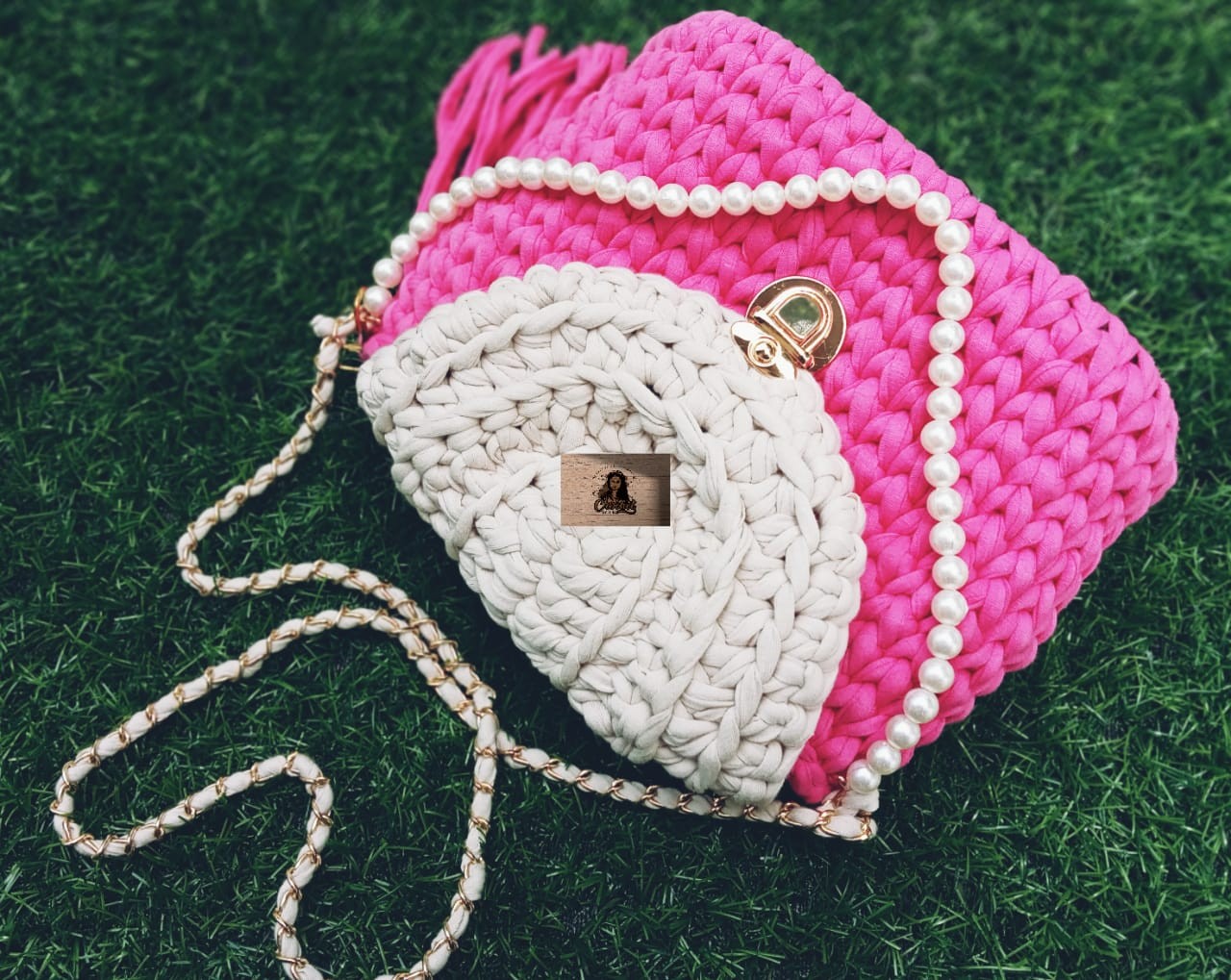 Crochet Hand Bags by Thili