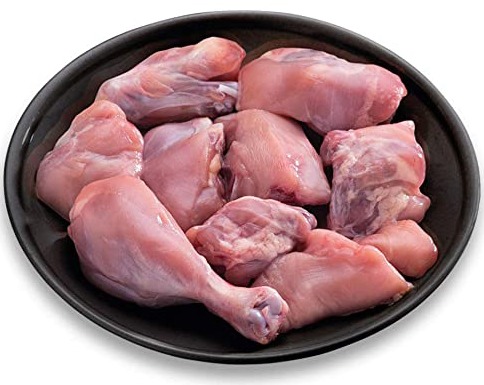 WHOLE CHICKEN SKINELESS (CURRY CUT) 500G