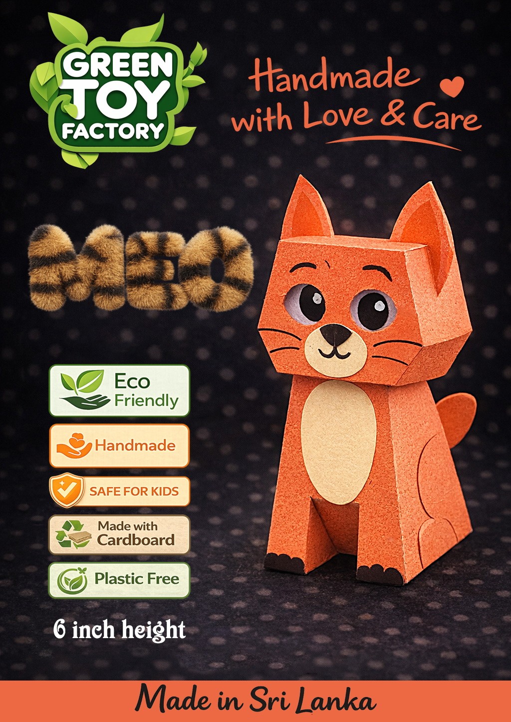 Eco Friendly Toy - Cat