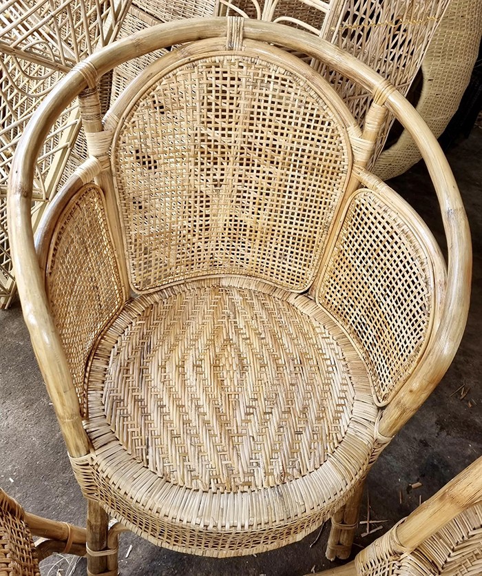 Cane Chair Set by Drudez Cane Products Made in Sri Lanka