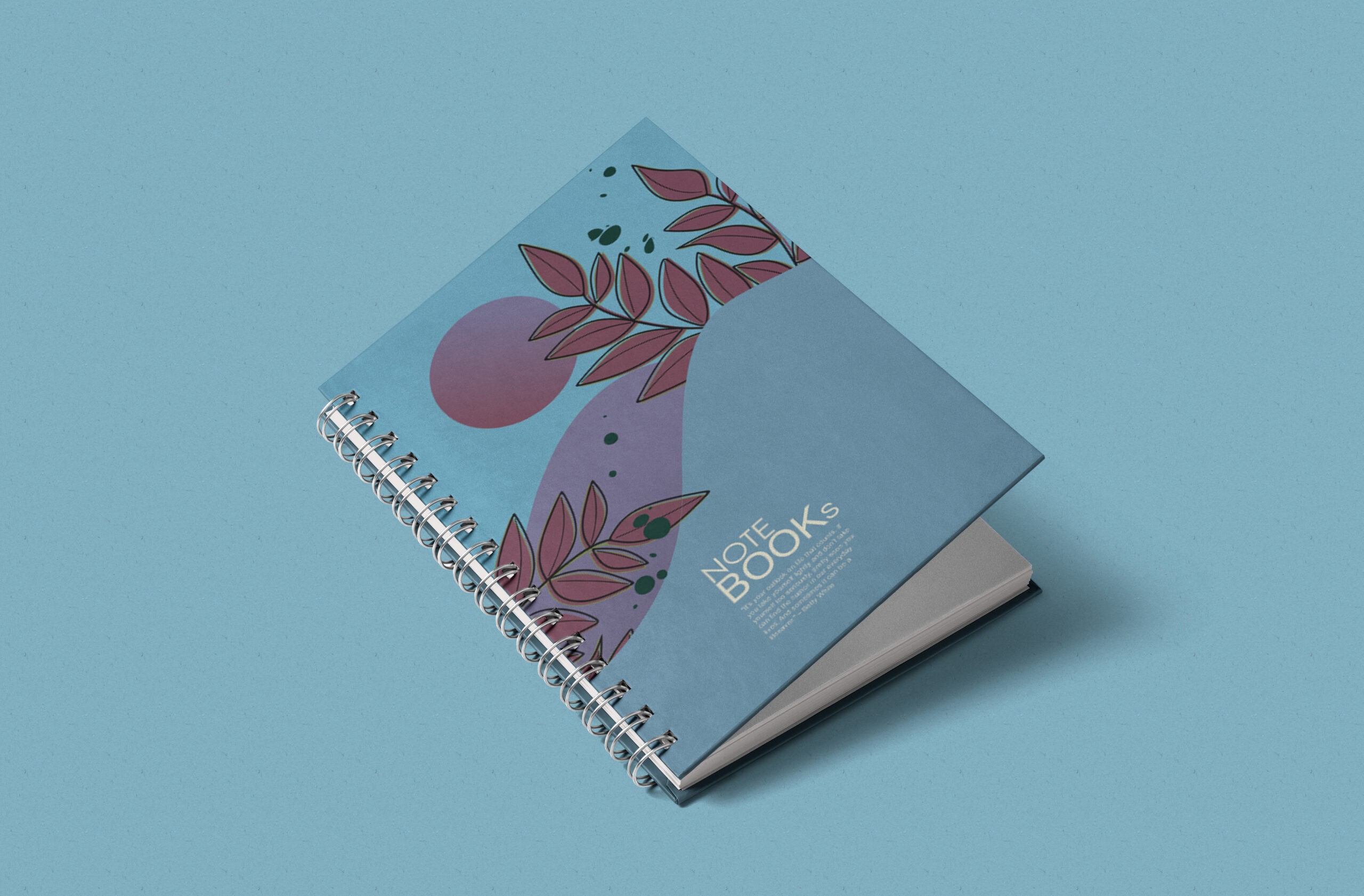 Durable and Stylish Spiral Notebooks for Everyday Use (Notebook design NB00430)