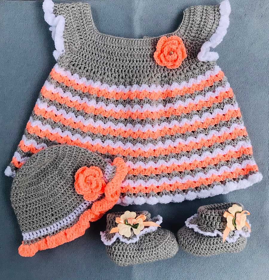 Handama Crochet Baby Dress