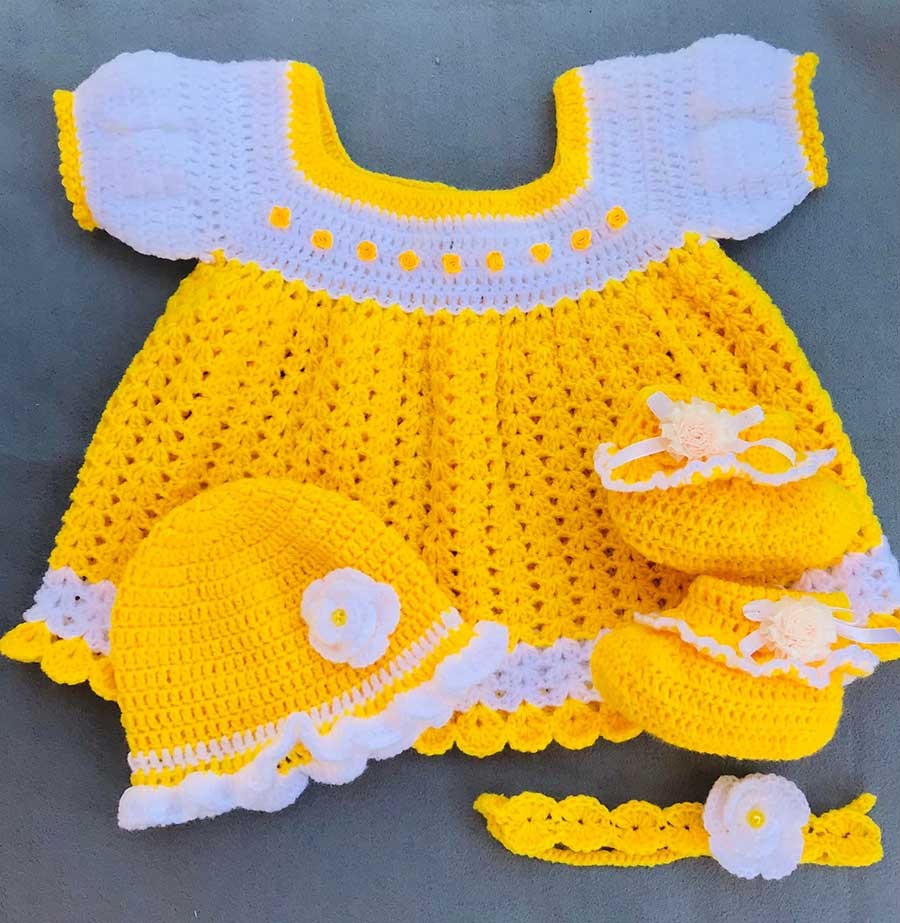 Handama Crochet Baby Dress