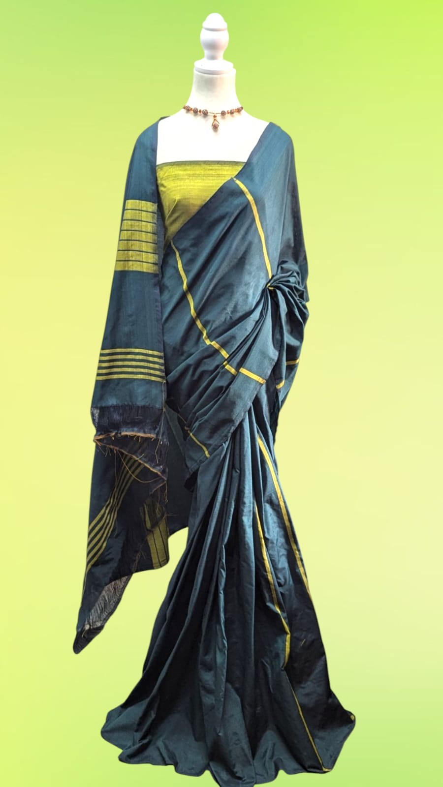 Cotton Polyester Mixed Handloom Saree
