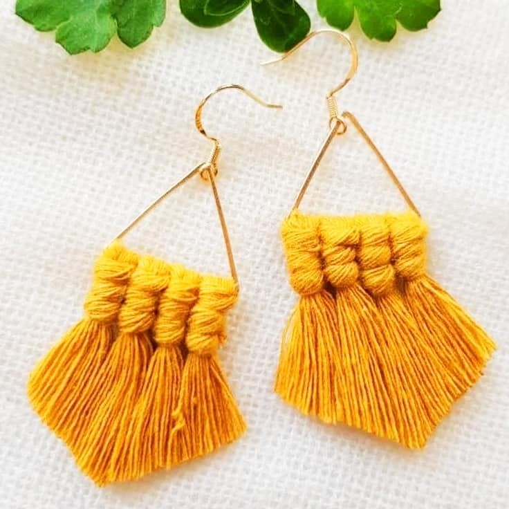 Hand Made Luxury Cotton Ear Rings