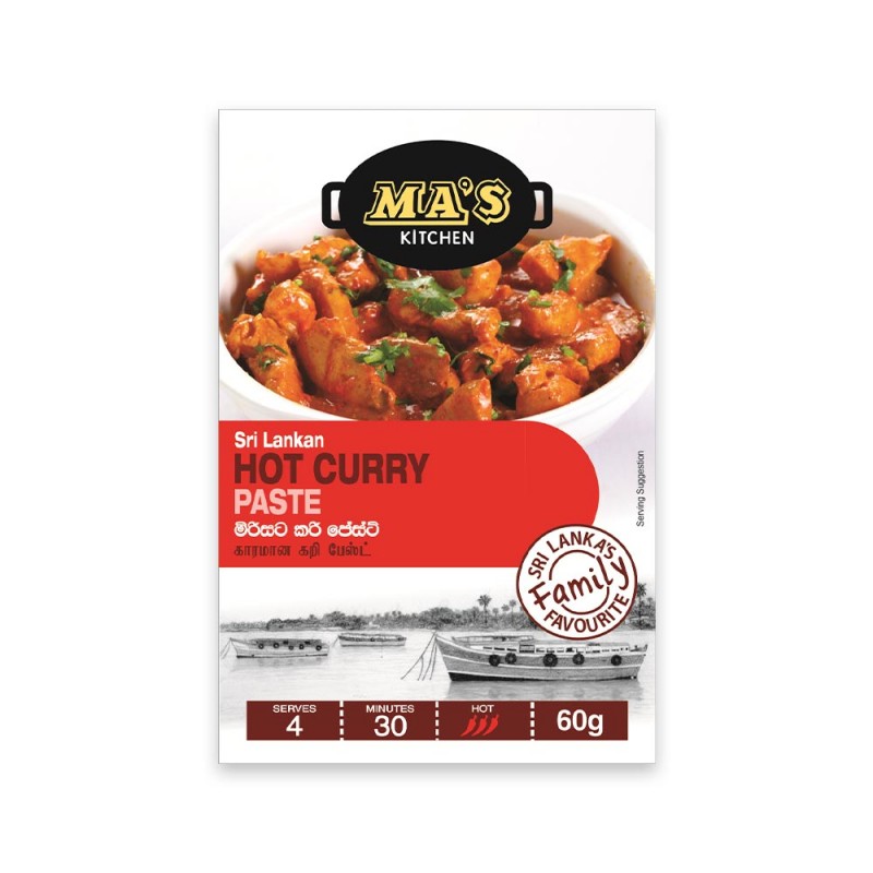 MA's Kitchen Hot Curry Paste 60g
