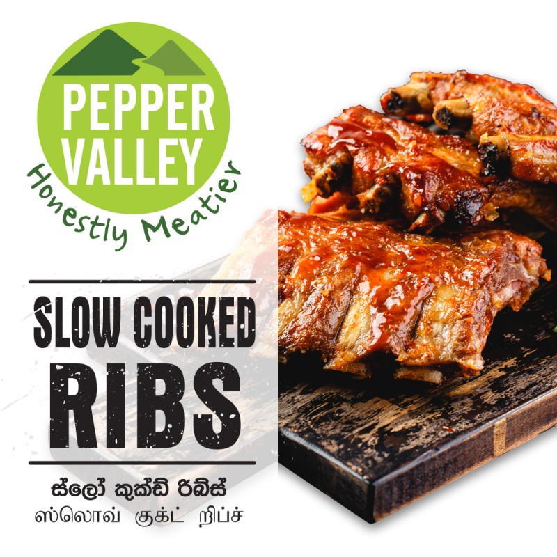 Pepper Valley Slow Cooked Ribs(Pork) 500g