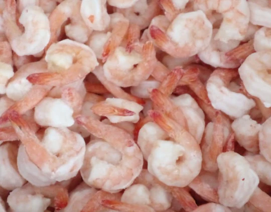 Cleaned, Frozen & Boiled Tail-On 40-50 Sized Prawns (1KG)