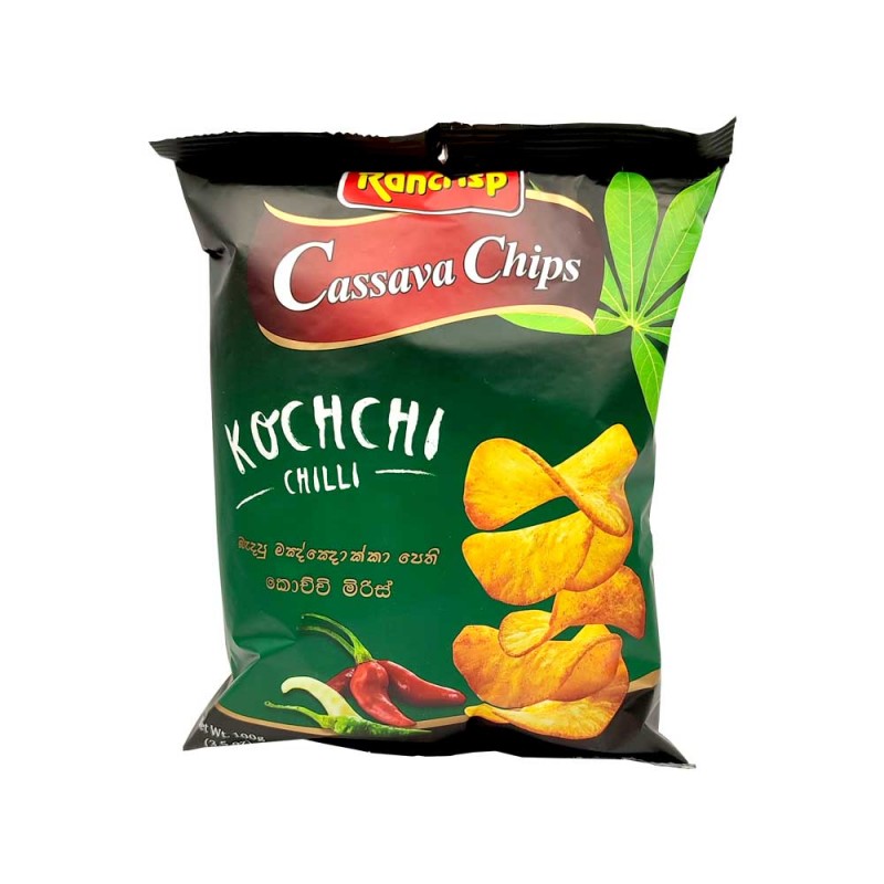 Rancrisp Cassava Chips Kochchi Chilli 100g