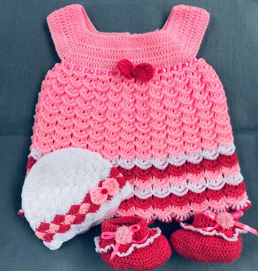 Handama Crochet Baby Dress