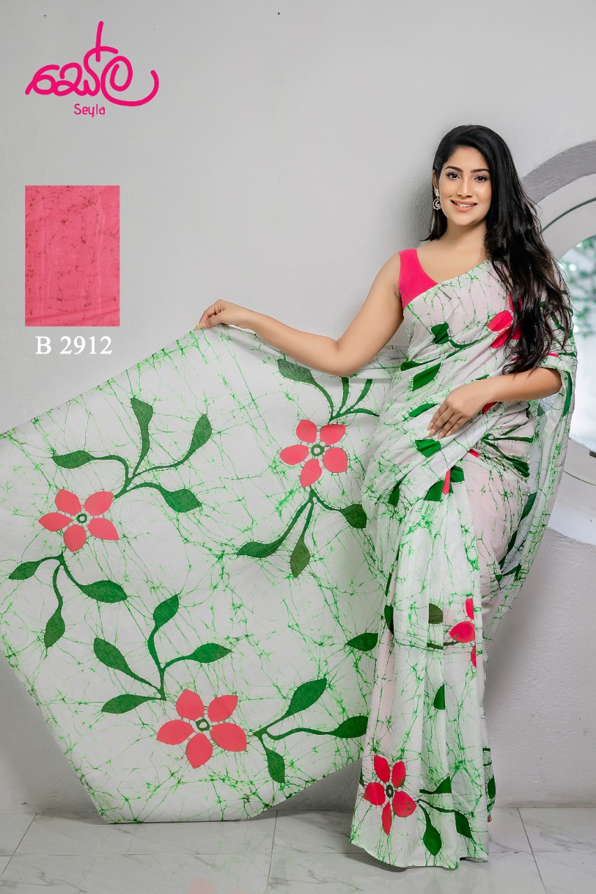 GREEN AND PINK COLORED HANDCRAFTD B2912