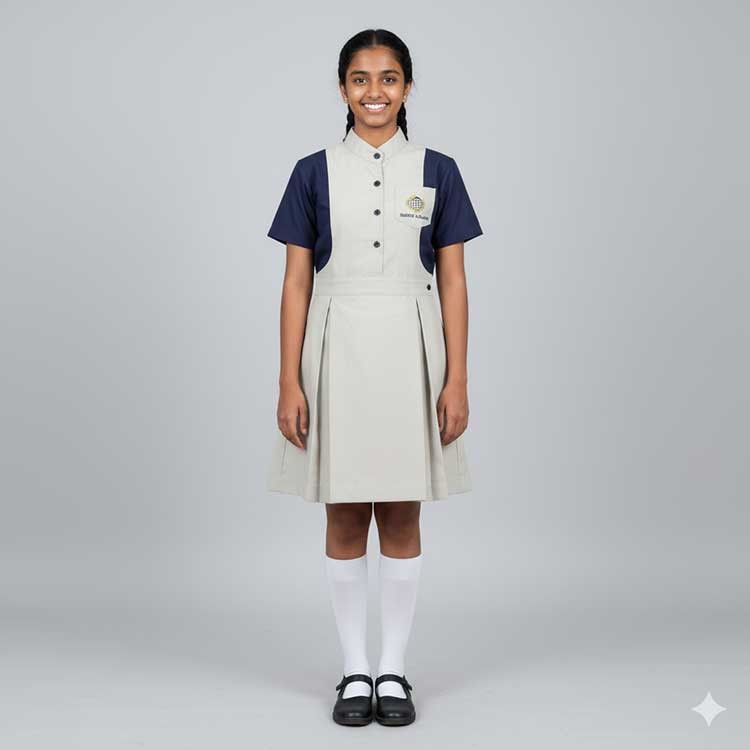 Sussex College School Uniform Girls' Frock – Premium Quality & Comfortable