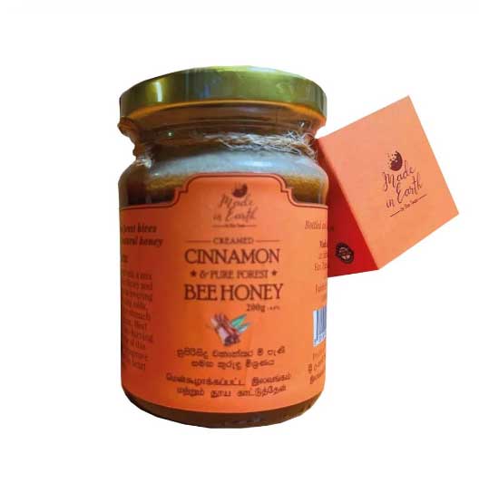 Creamed Cinnamon & Pure Forest Bee Honey 200g