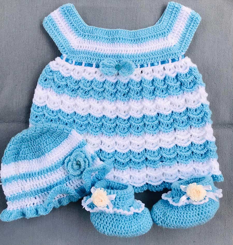 Handama Crochet Baby Dress